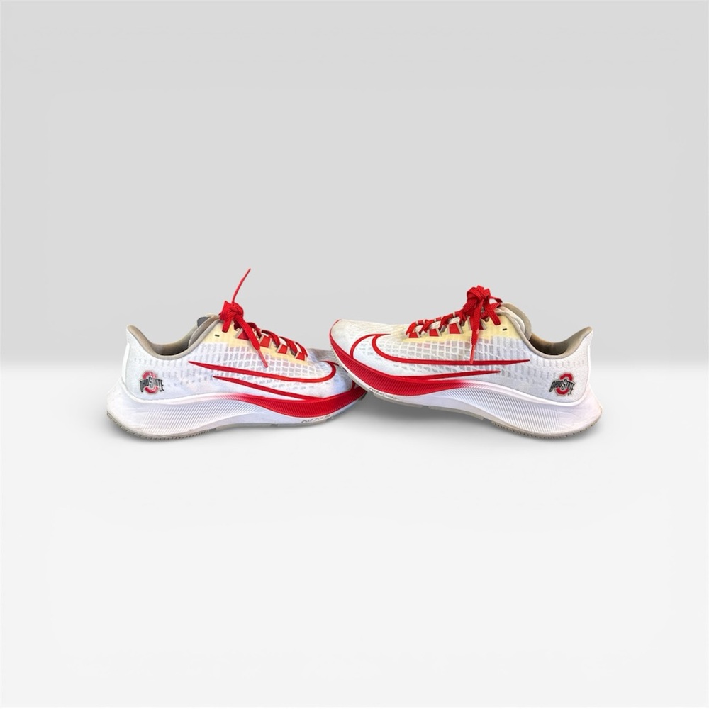 Nike Men’s Size 6.5 Ohio Embroidered Red/White Sneakers